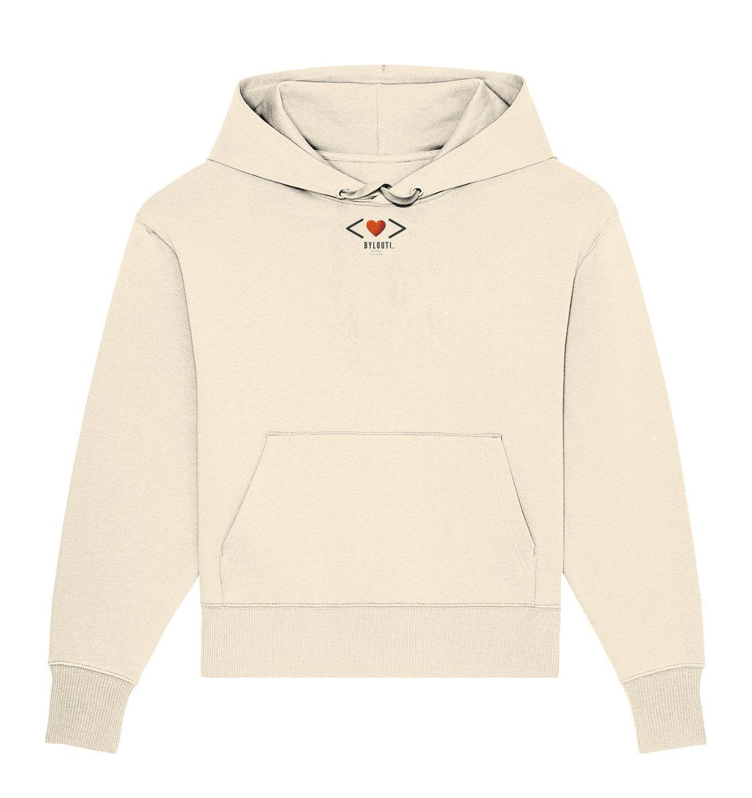 ByLouti - Heart - Code - Organic Oversize Hoodie (Stick) - ByLouti