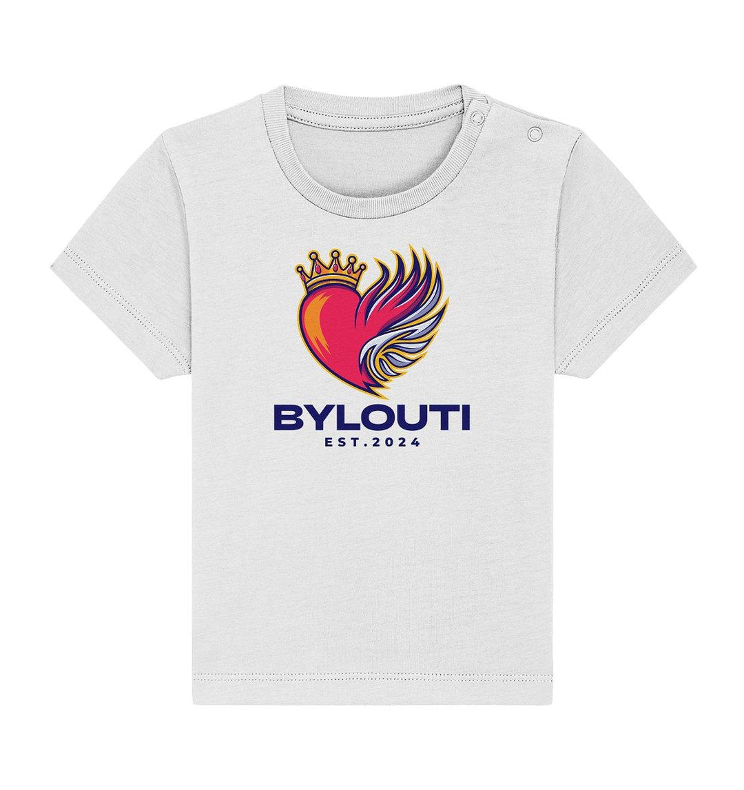 ByLouti - Heart - King - Baby Organic Shirt - ByLouti