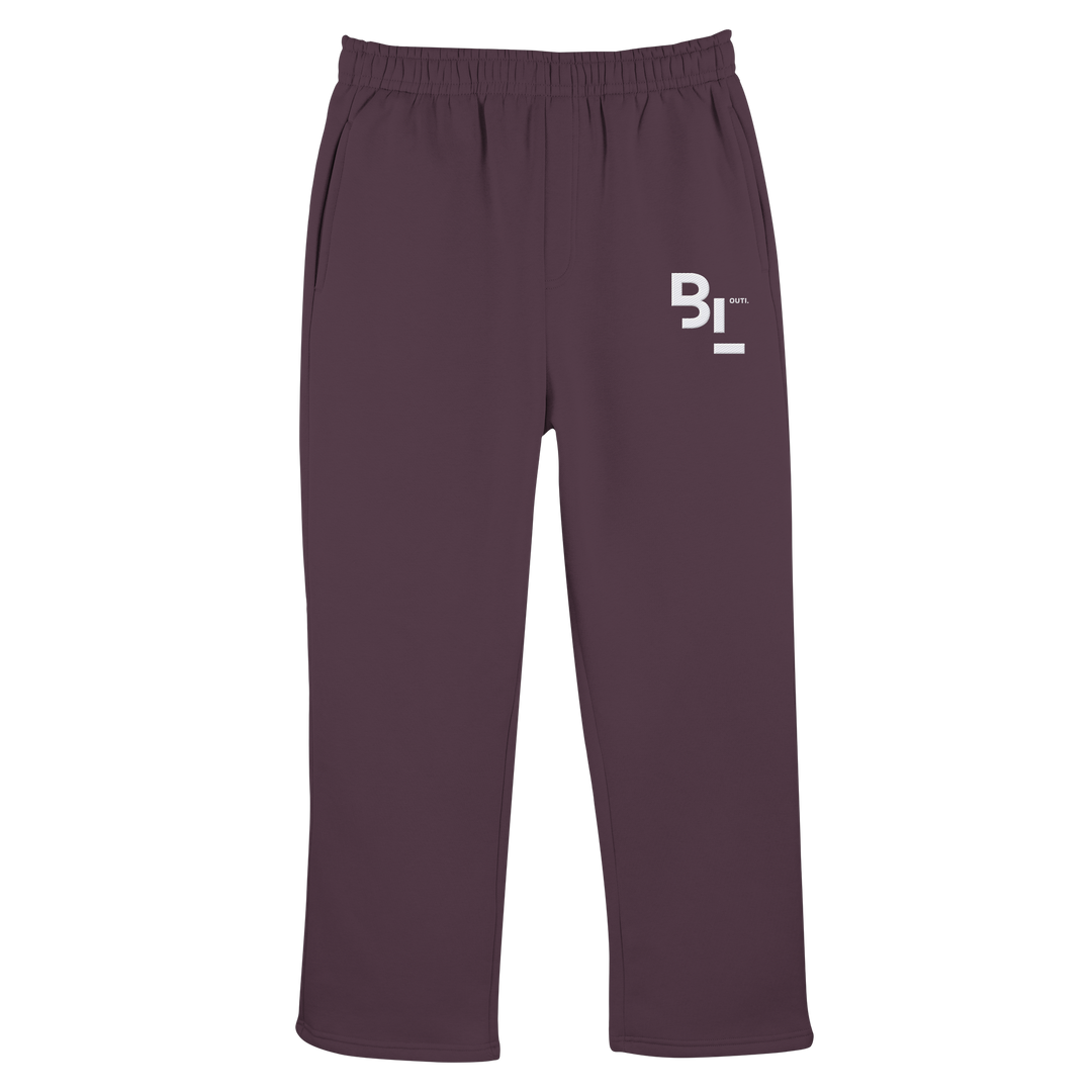 Fluffy Wide Leg Pants  - Fluffy Track Sweatpants