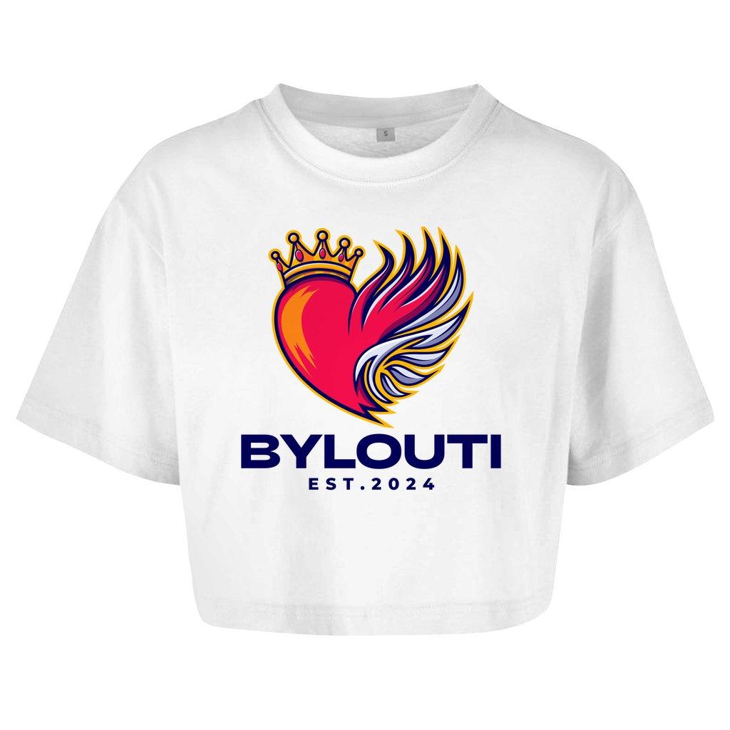 NEW ByLouti - Heart Oversize Crop Top - ByLouti