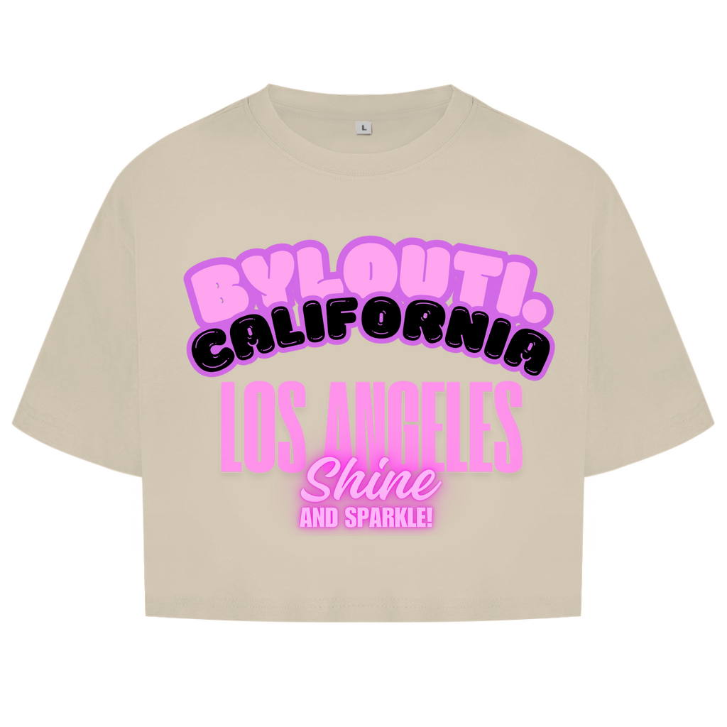 Women's Oversize Crop Girls Sweet Fashion