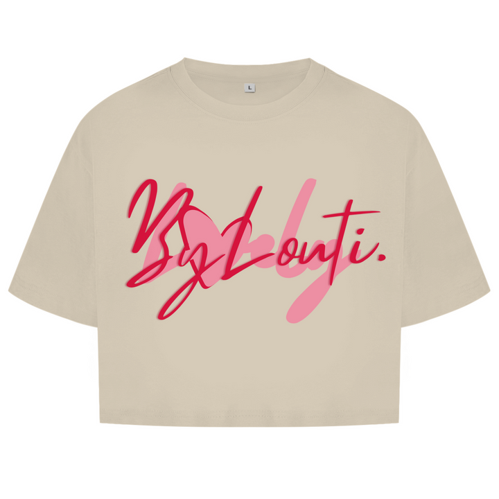 Women's Oversize Crop Girls Sweet Fashion