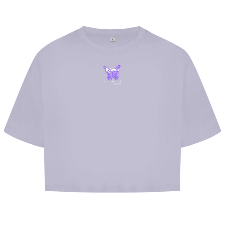 NEW ByLouti-Butterfly Oversize Crop Top