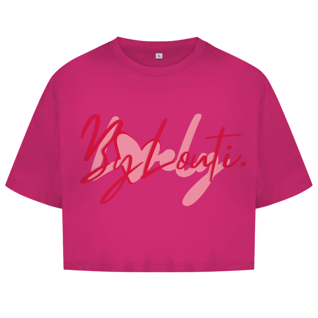 Women's Oversize Crop Girls Sweet Fashion