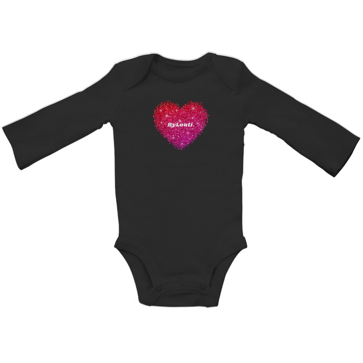 Baby Organic Bodysuite Long Sleeve Heart