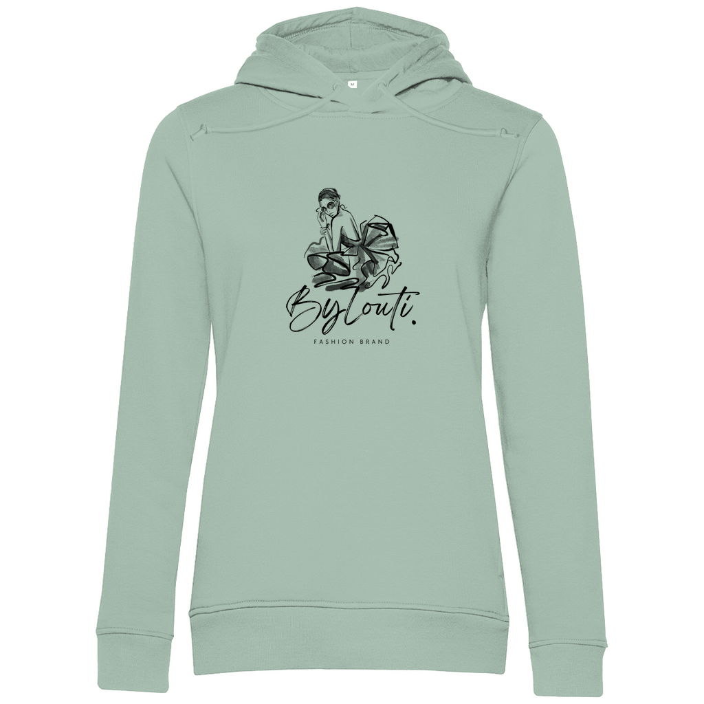 Women's premium organic hoodie bylouti