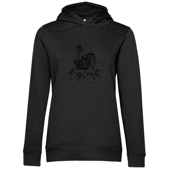 Women's premium organic hoodie bylouti