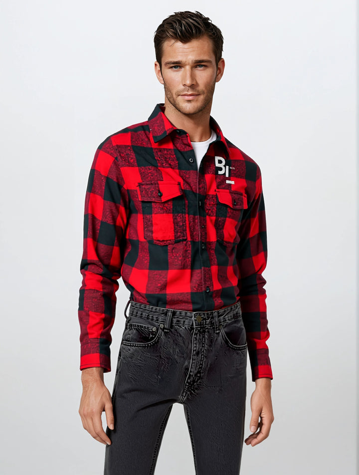 Flannel Shirt Bestickt ByLouti Limited Edition