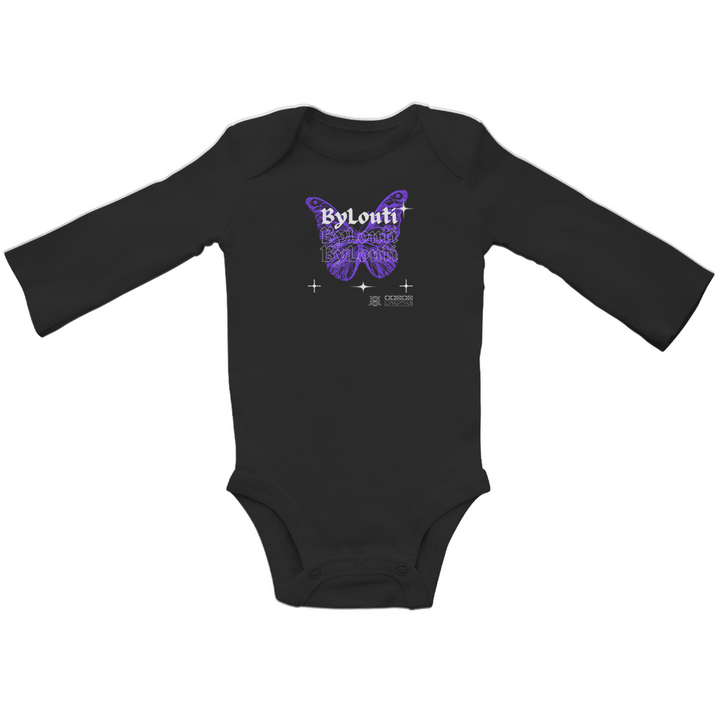 Baby Butterfly Organic Bodysuit Long Sleeve