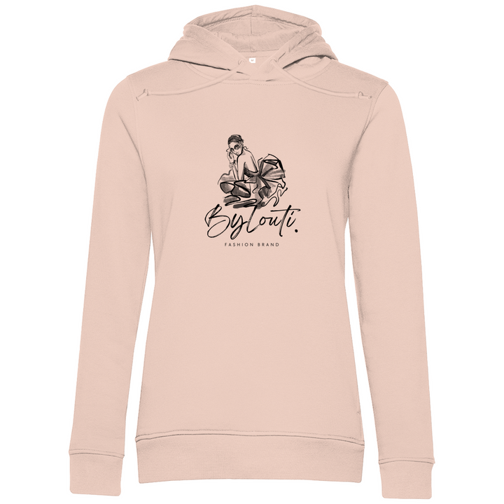 Women's premium organic hoodie bylouti