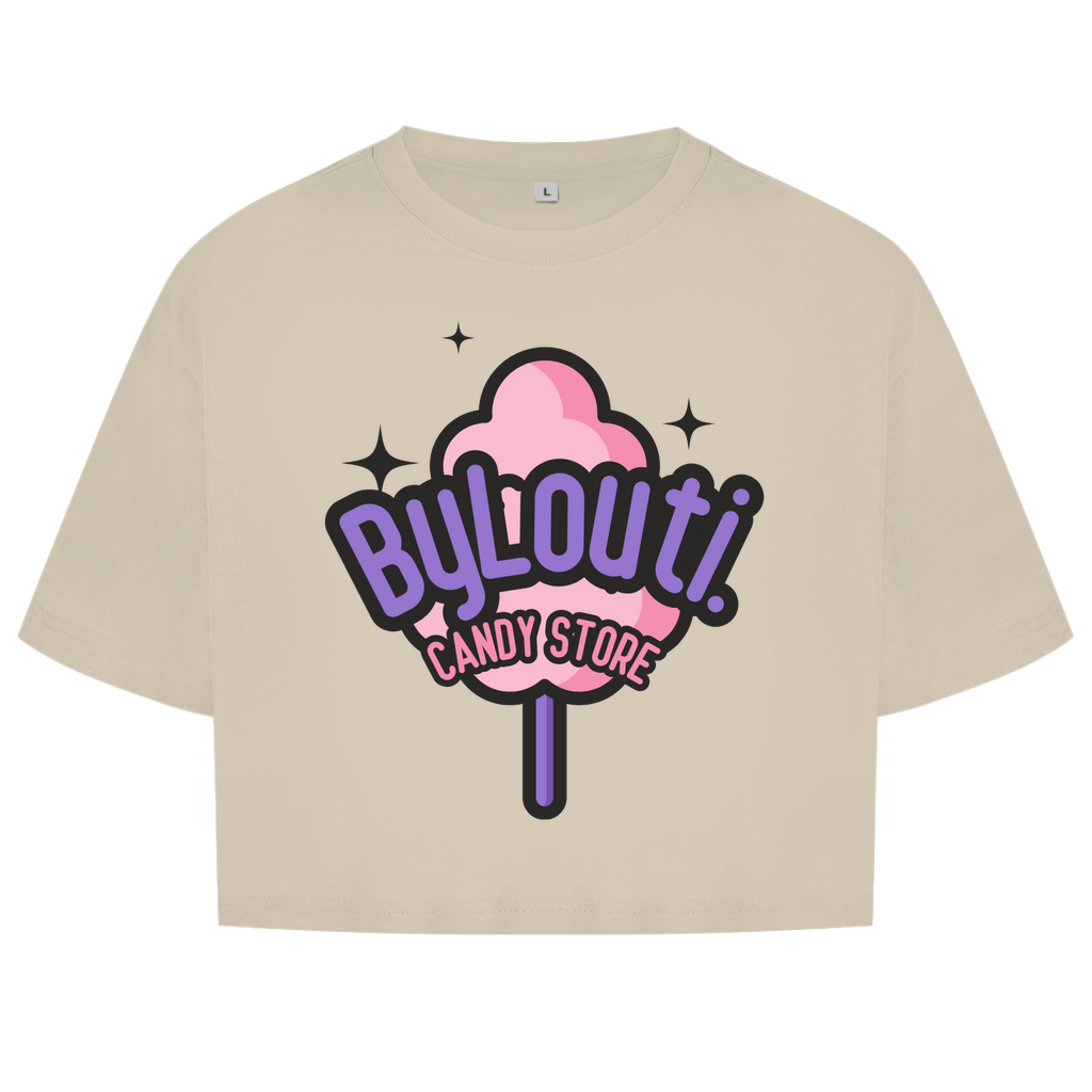 NEW ByLouti-Candy Oversize Crop Top