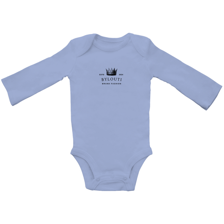 Baby organic bodysuit long sleeve heart