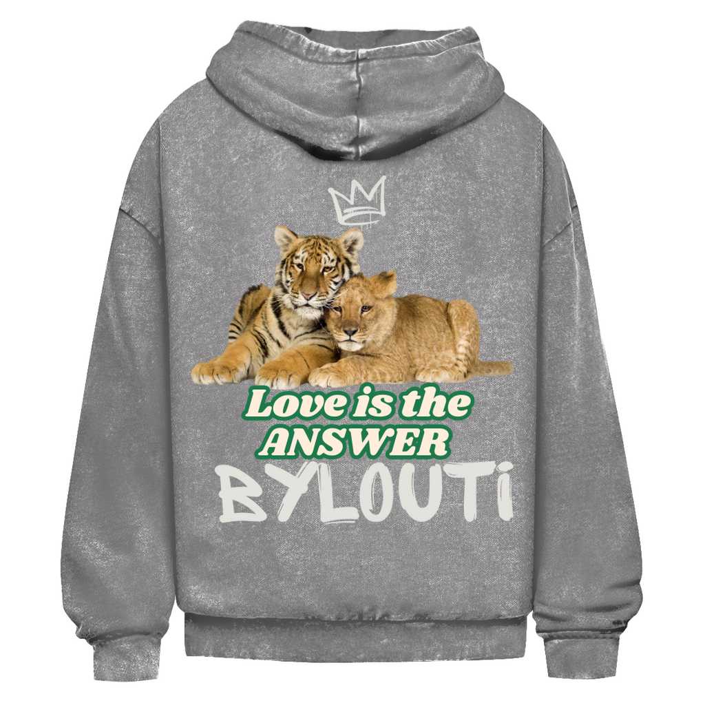 LION KING Oversize Washed Hoodie