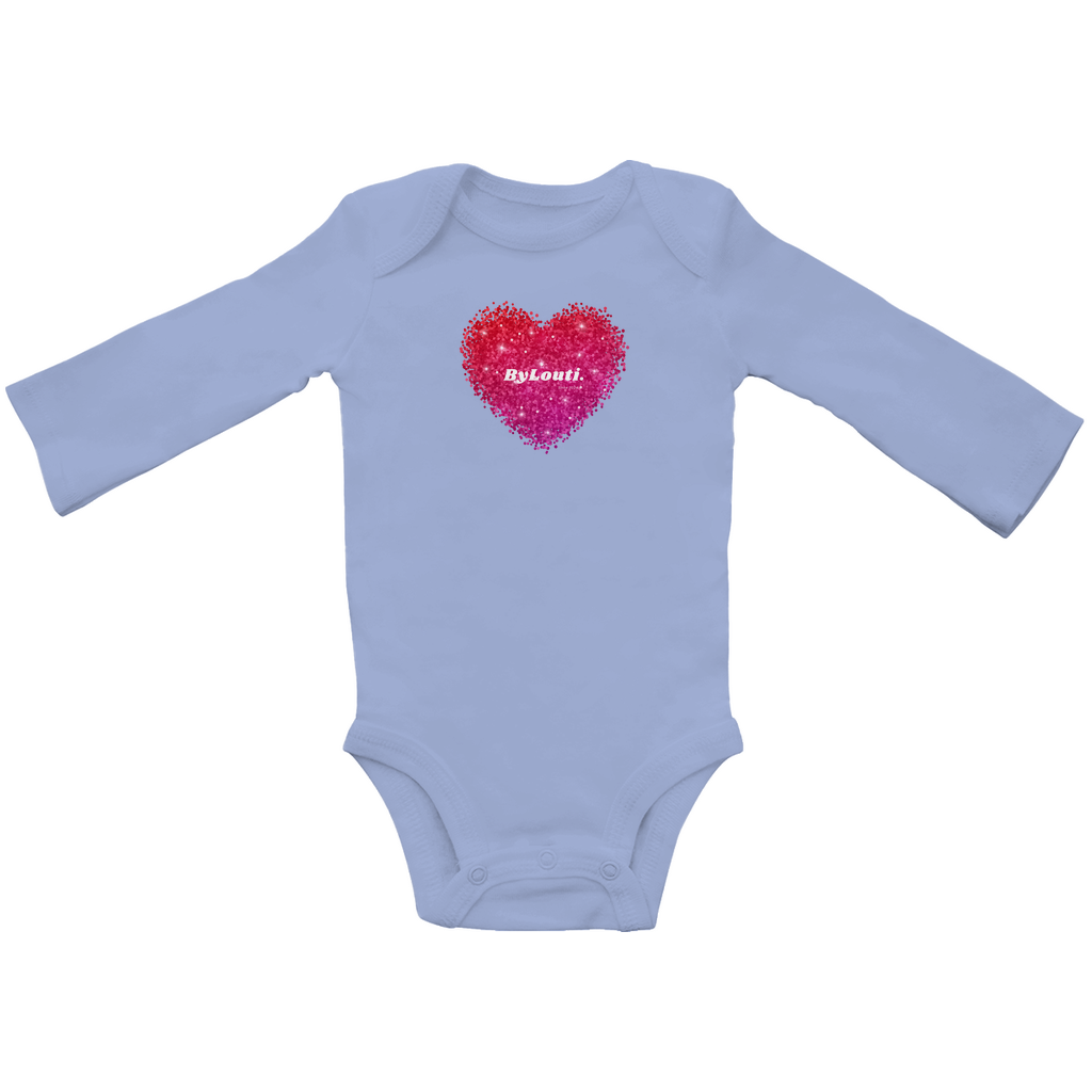 Baby Organic Bodysuite Long Sleeve Heart