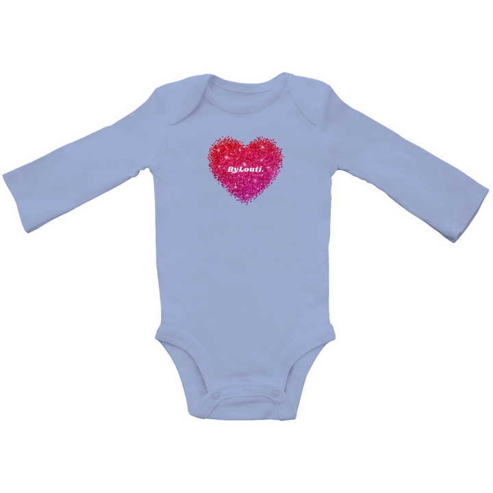 Baby Organic Bodysuite Long Sleeve Heart