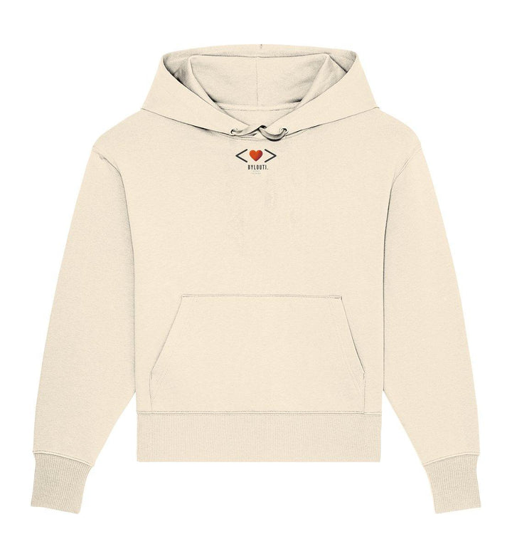 ByLouti - Heart - Code - Organic Oversize Hoodie (Stick) - ByLouti