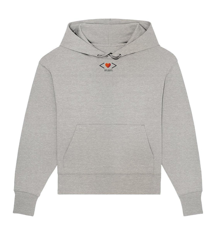 ByLouti - Heart - Code - Organic Oversize Hoodie (Stick) - ByLouti