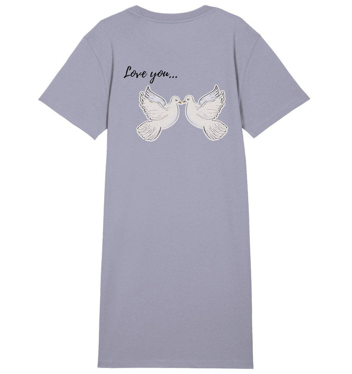 ByLouti - Ladies Dress - Love - Ladies Organic Shirt Dress - ByLouti