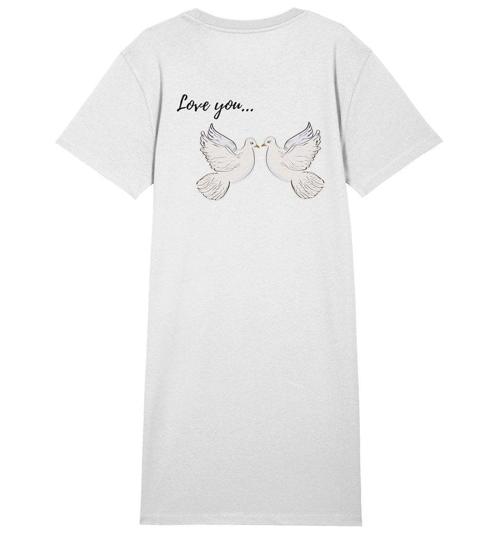 ByLouti - Ladies Dress - Love - Ladies Organic Shirt Dress - ByLouti
