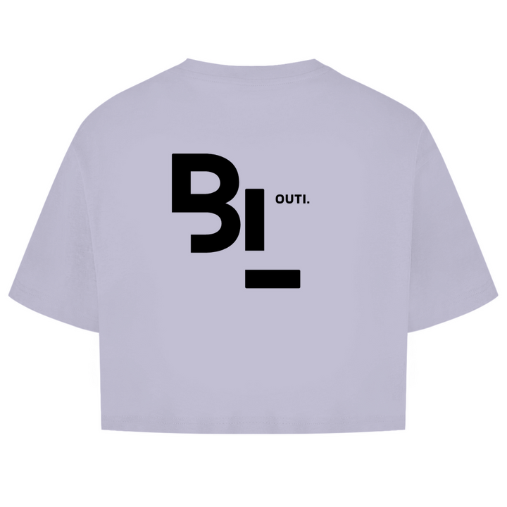 Women's Oversize Crop Top Lion