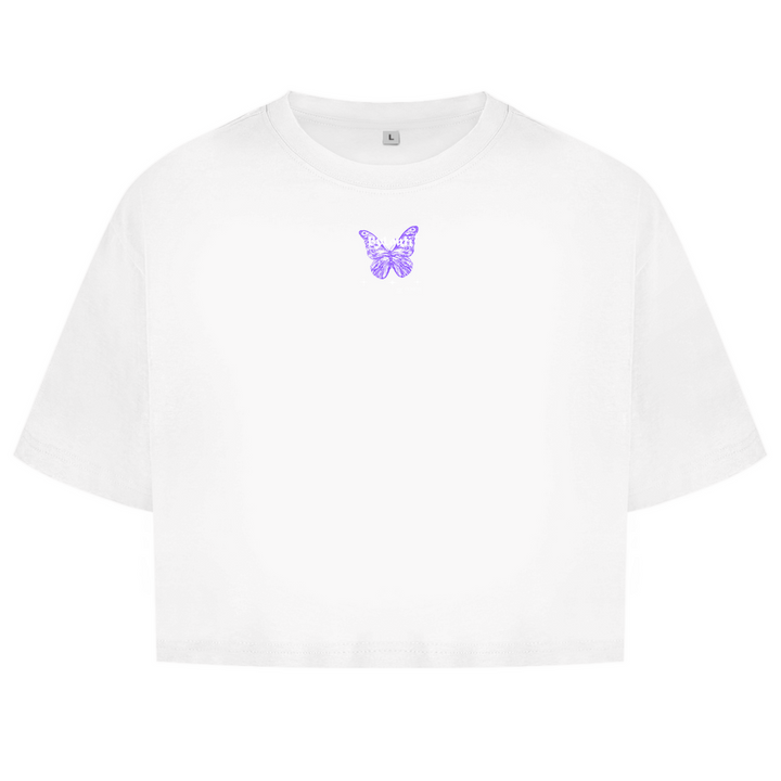 NEW ByLouti-Butterfly Oversize Crop Top