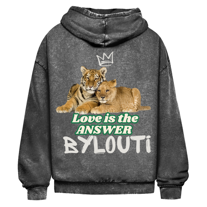 LION KING Oversize Washed Hoodie