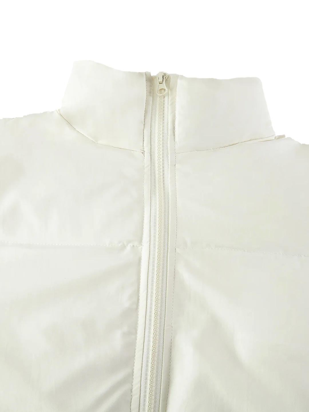 Unisex Zipper Puffer Coat