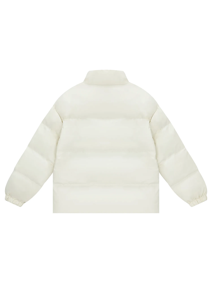 Unisex Zipper Puffer Coat